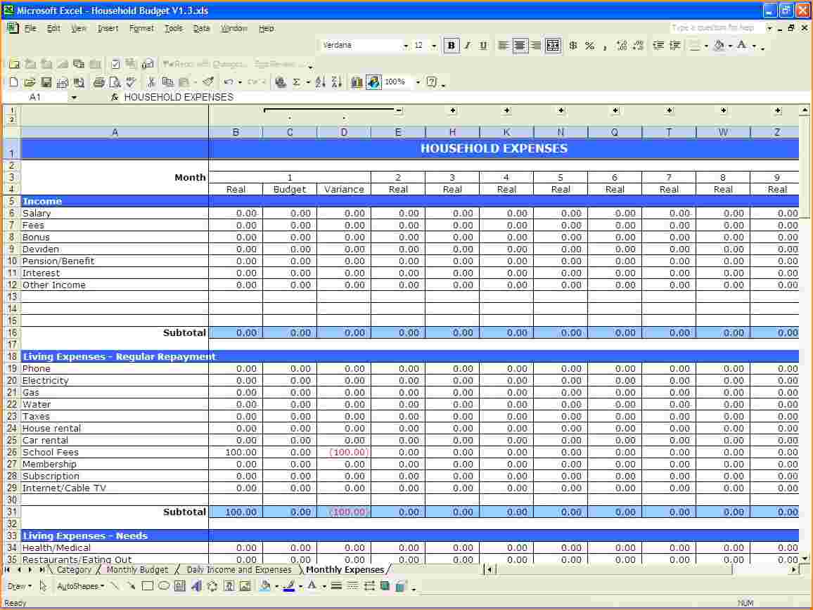 Best Personal Finance Spreadsheet