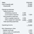 Blank Income Statement Template Excel