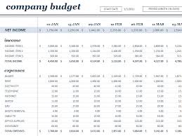 Business Spreadsheet Of Expenses And Income