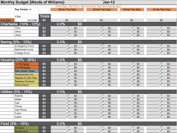 Excel Budget Template For Household