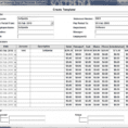 Expense Spreadsheet Template Free