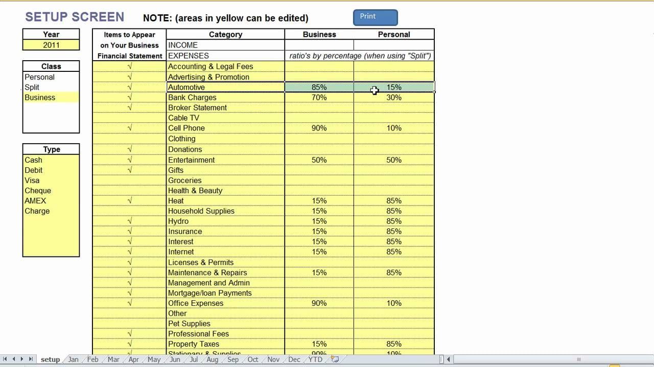 Free Excel Accounting Templates