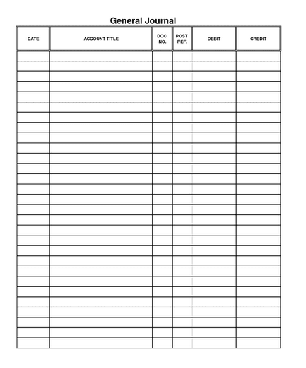 Printable Trial Balance Sheet