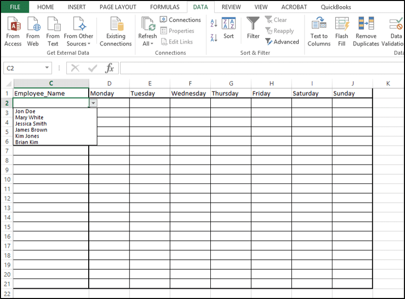 Accounting Excel Formulas