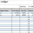 Accounts Payable And Receivable Template Excel 1