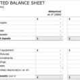 Balance Sheet Format In Excel For Partnership Firm