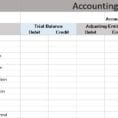 Basic Accounting Spreadsheet Excel 1