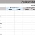 Bookkeeping Sample Spreadsheet