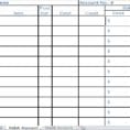 Bookkeeping Spreadsheet Template 1