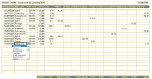 business expense spreadsheet for taxes