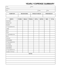 Business Expenses Template Excel