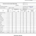 Cost Breakdown Sheet Template