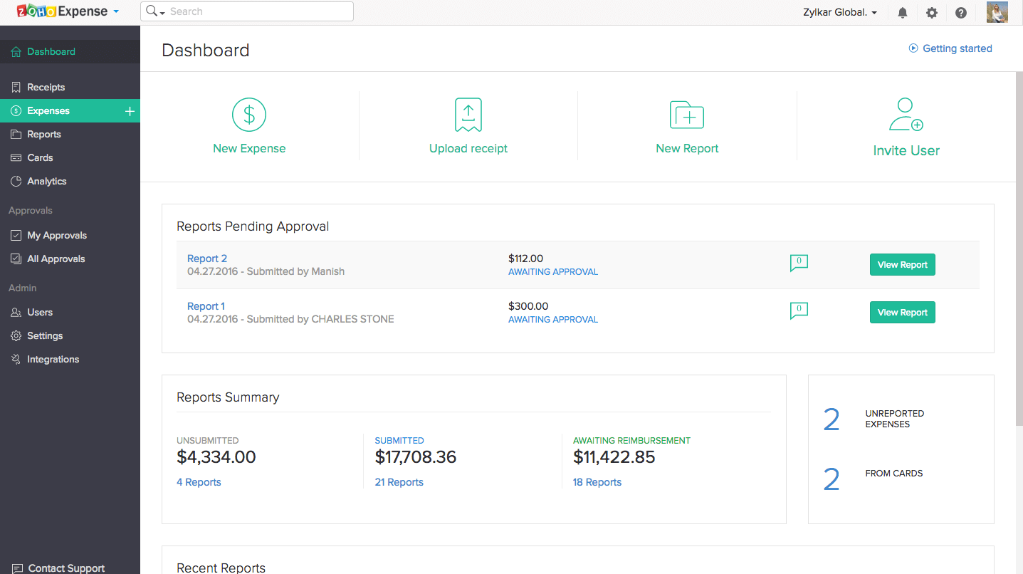 Credit Card Expense Form