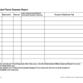 Employee Expense Report Template 6