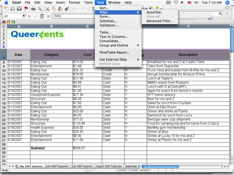 excel contact list template —