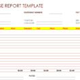 expense report forms printable