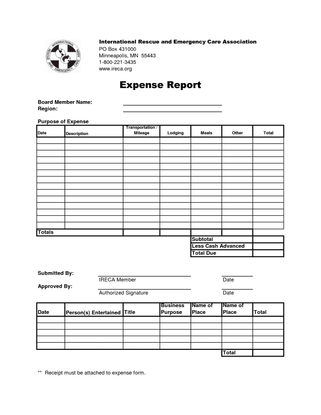 Expense Report Program