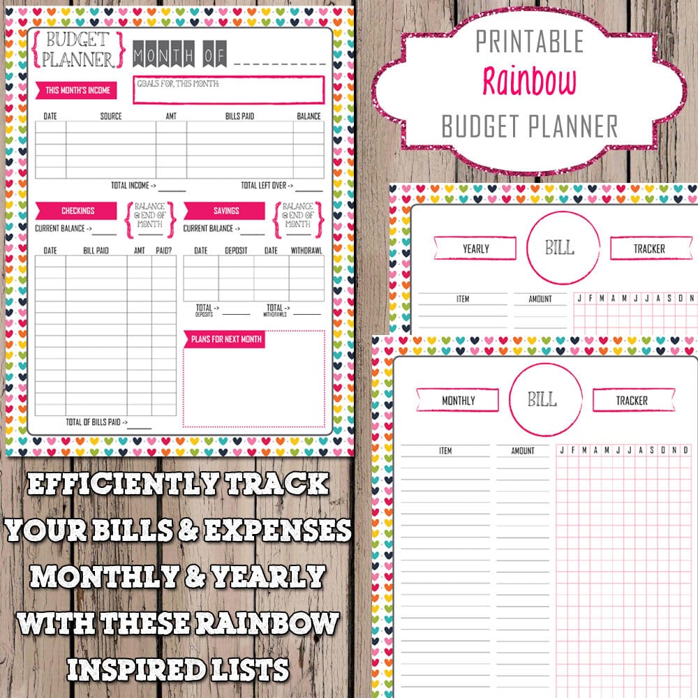 2016 Budget Planner Printable Splusbasta