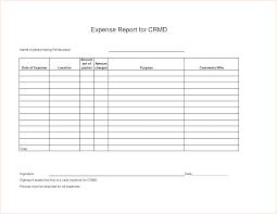 Free Expense Report Form Pdf 3