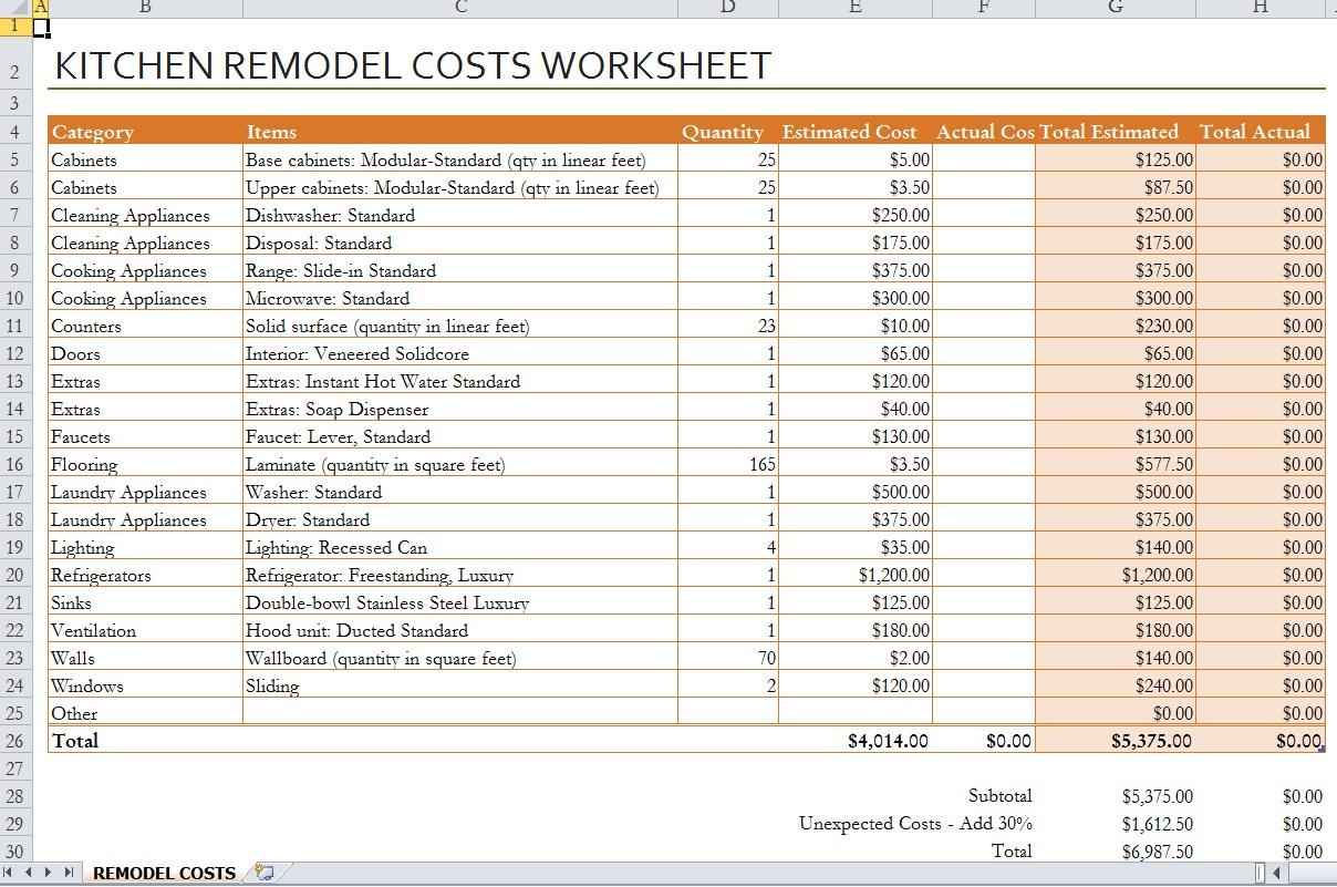 free new home construction checklist —