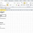 Household Budget Template Excel 3
