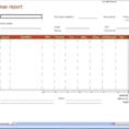 Monthly Expense Report Template Excel 2