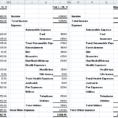 Monthly Income Statement Format In Excel