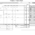 Office Supply Expense Report Template