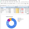 Portfolio Management Spreadsheet