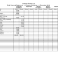 Printable Accounting Spreadsheet