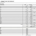 Project Budget Tracking Excel