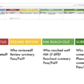 Recruitment Manager Excel Template