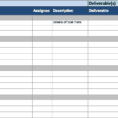 Tracking Capital Projects In Excel