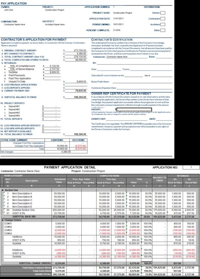 general labor invoice excelxocom