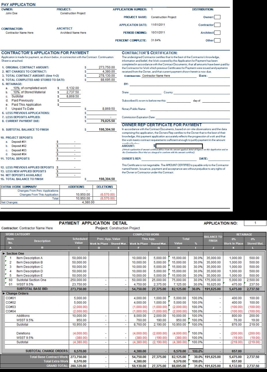 Contract Labor Invoice