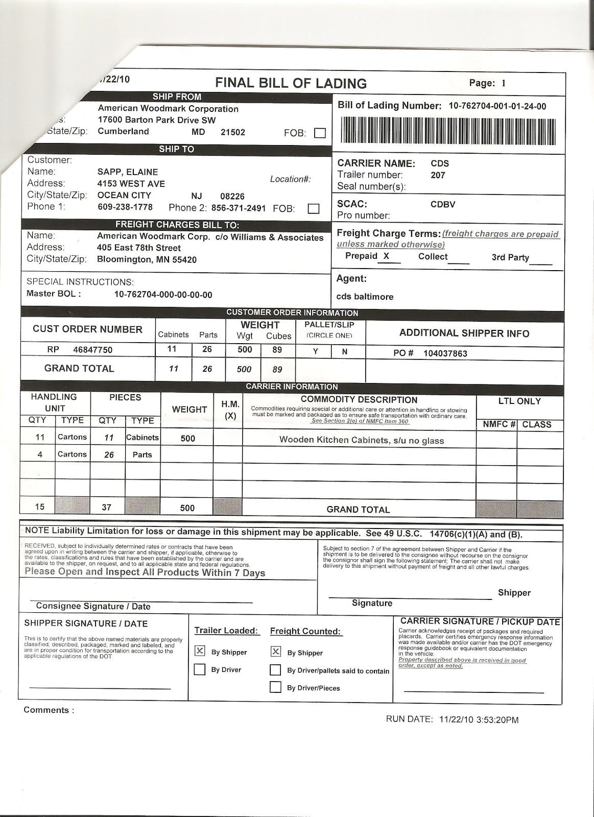 Dental Billing Statments Template