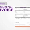 FedEx Commercial Invoice Fillable
