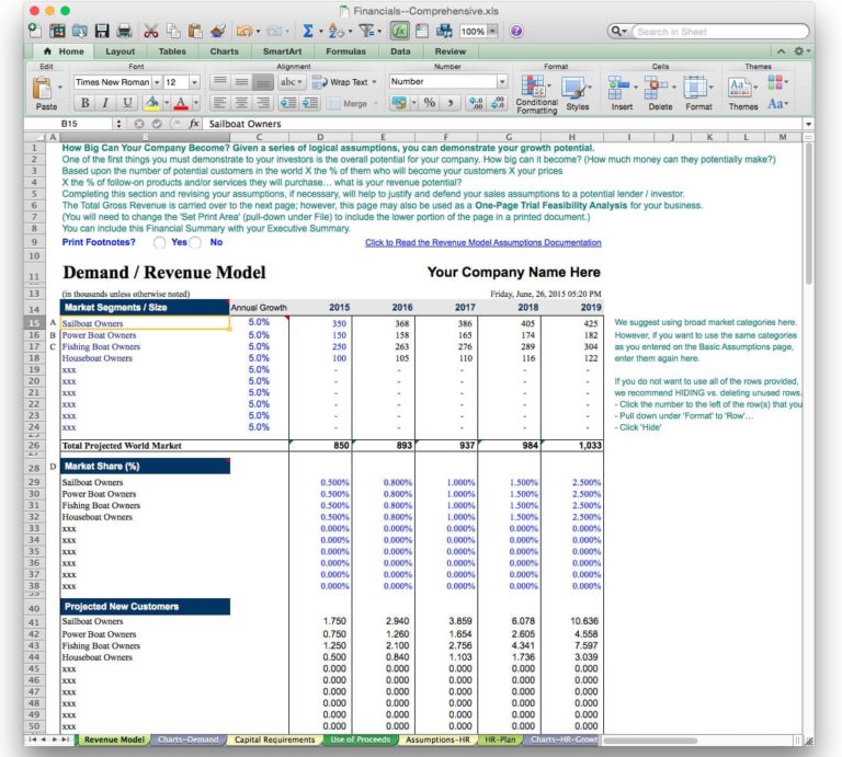 Free Financial Business Plan Template excelxo com Free Financial Business Plan Template excelxo com