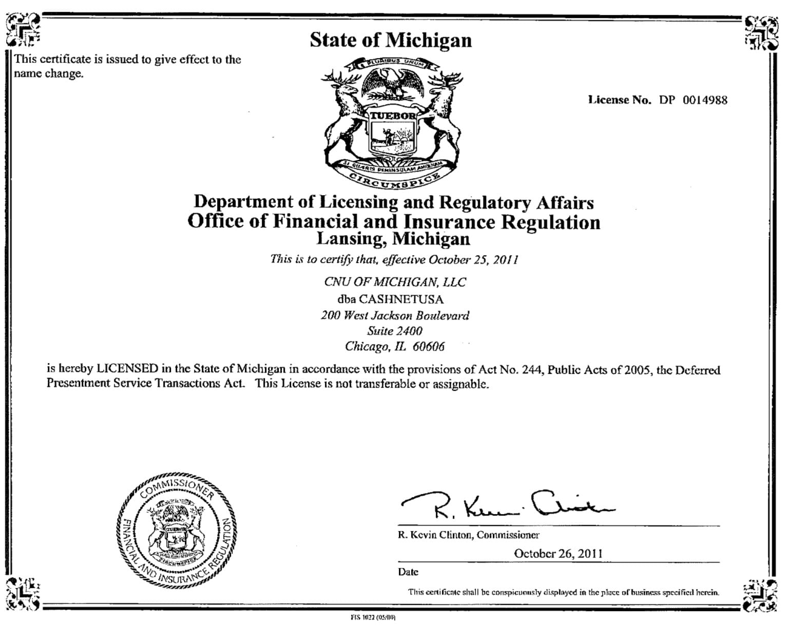 LLC License Application