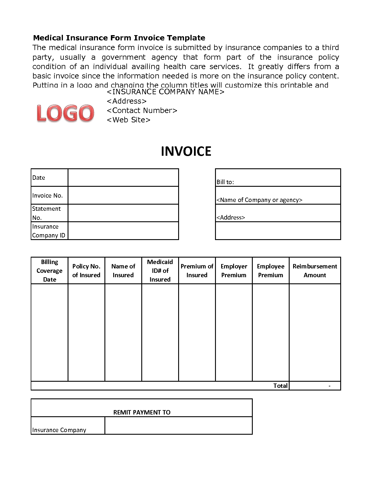 free billing invoice template