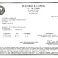 Personal Business License