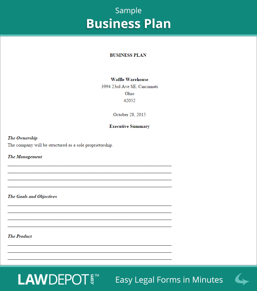 Sample Financial Plan