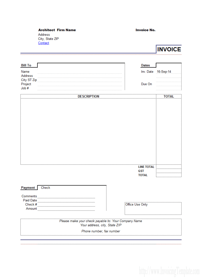 work invoices excelxocom