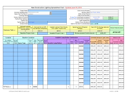 Business Spread Sheet Template