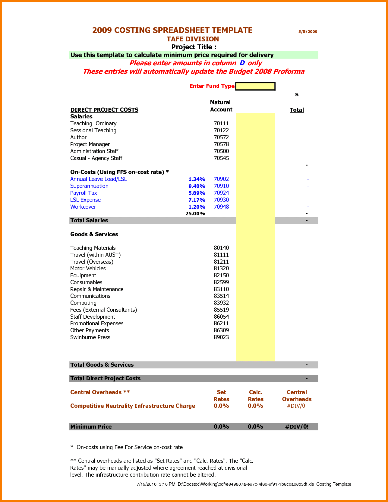 Invoice For Catering Example