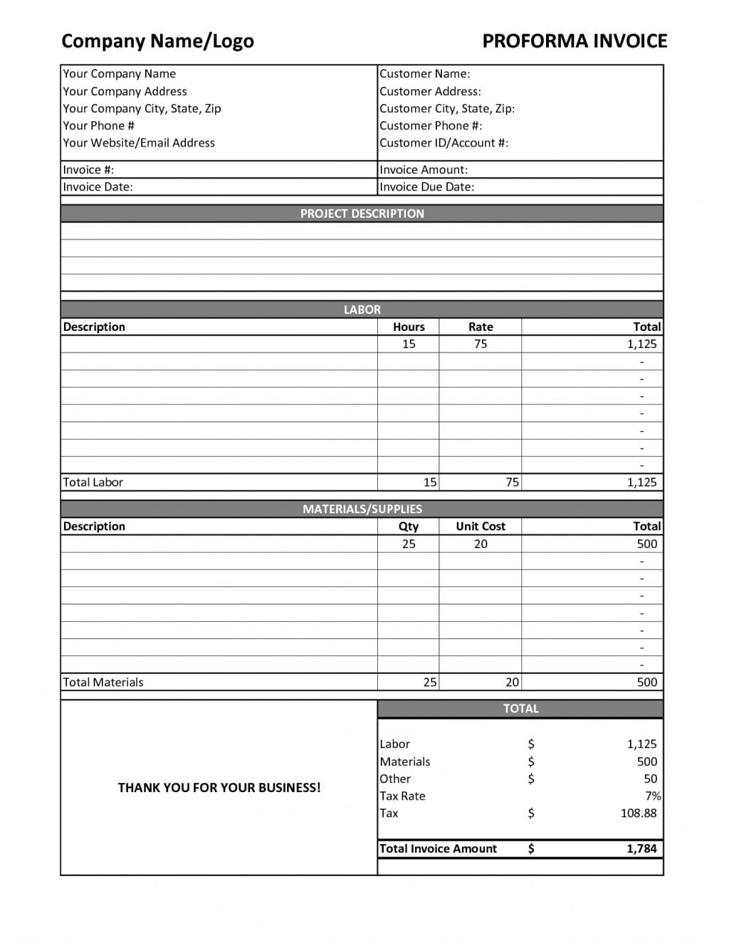 contract labor cost