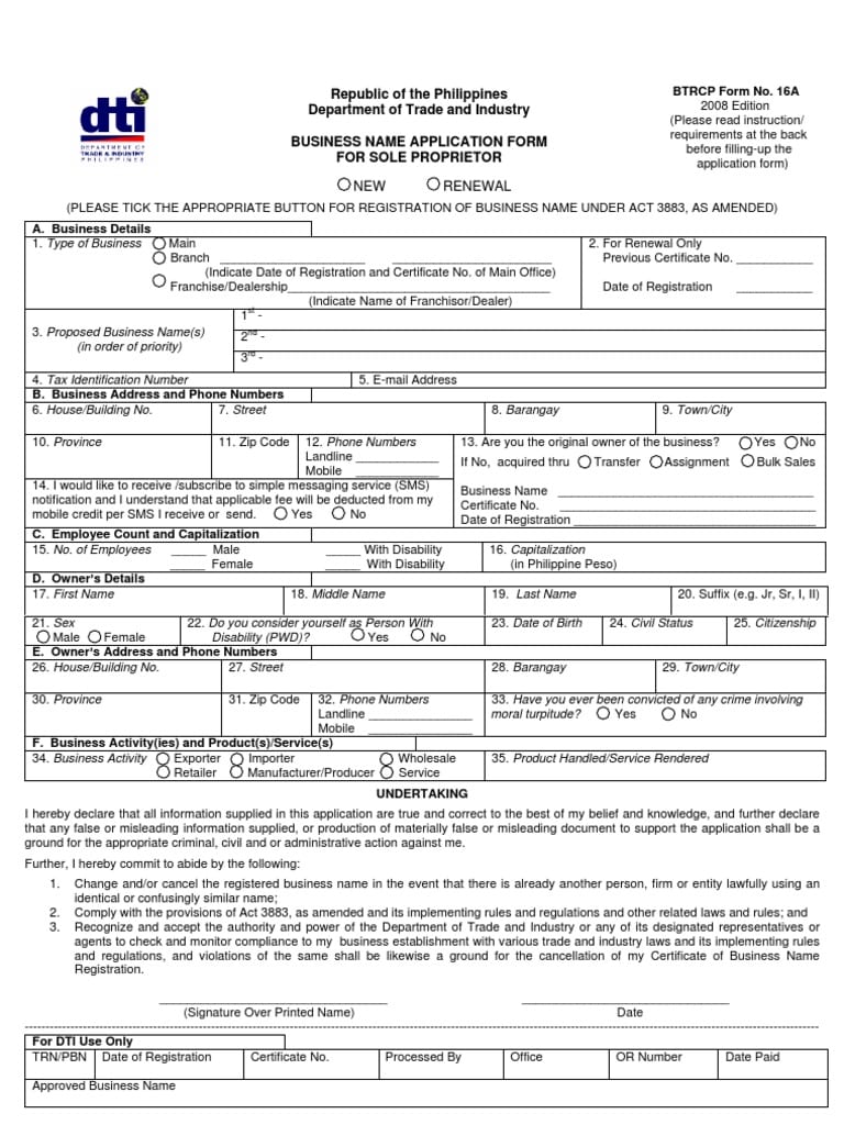 Dekalb County Business Registration Application