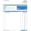 Excel Invoice Template 2003