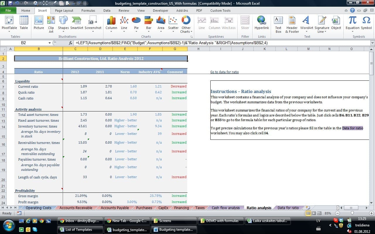 Bookkeeping For A Small Business Template