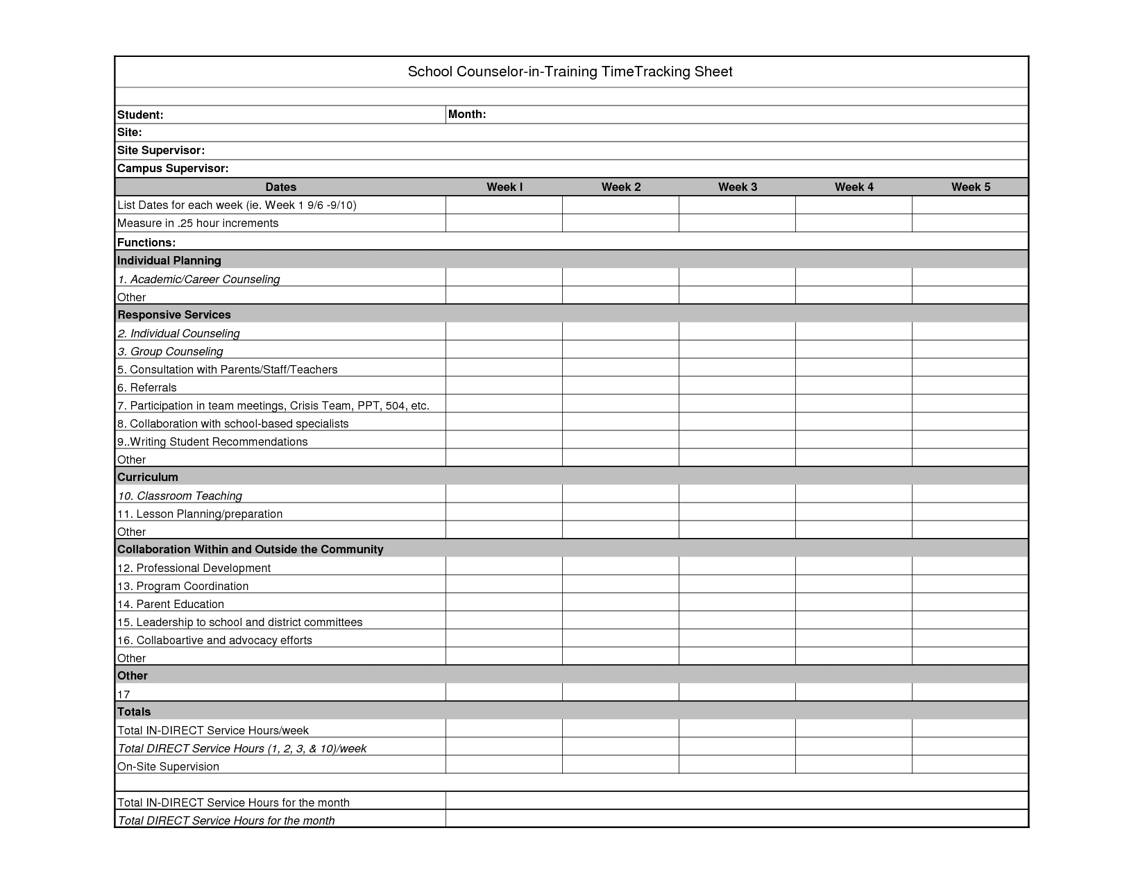 Excel Time Clock Template